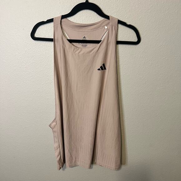 Adidas Women's Tank Top - Light Pink - Picture 1 of 5